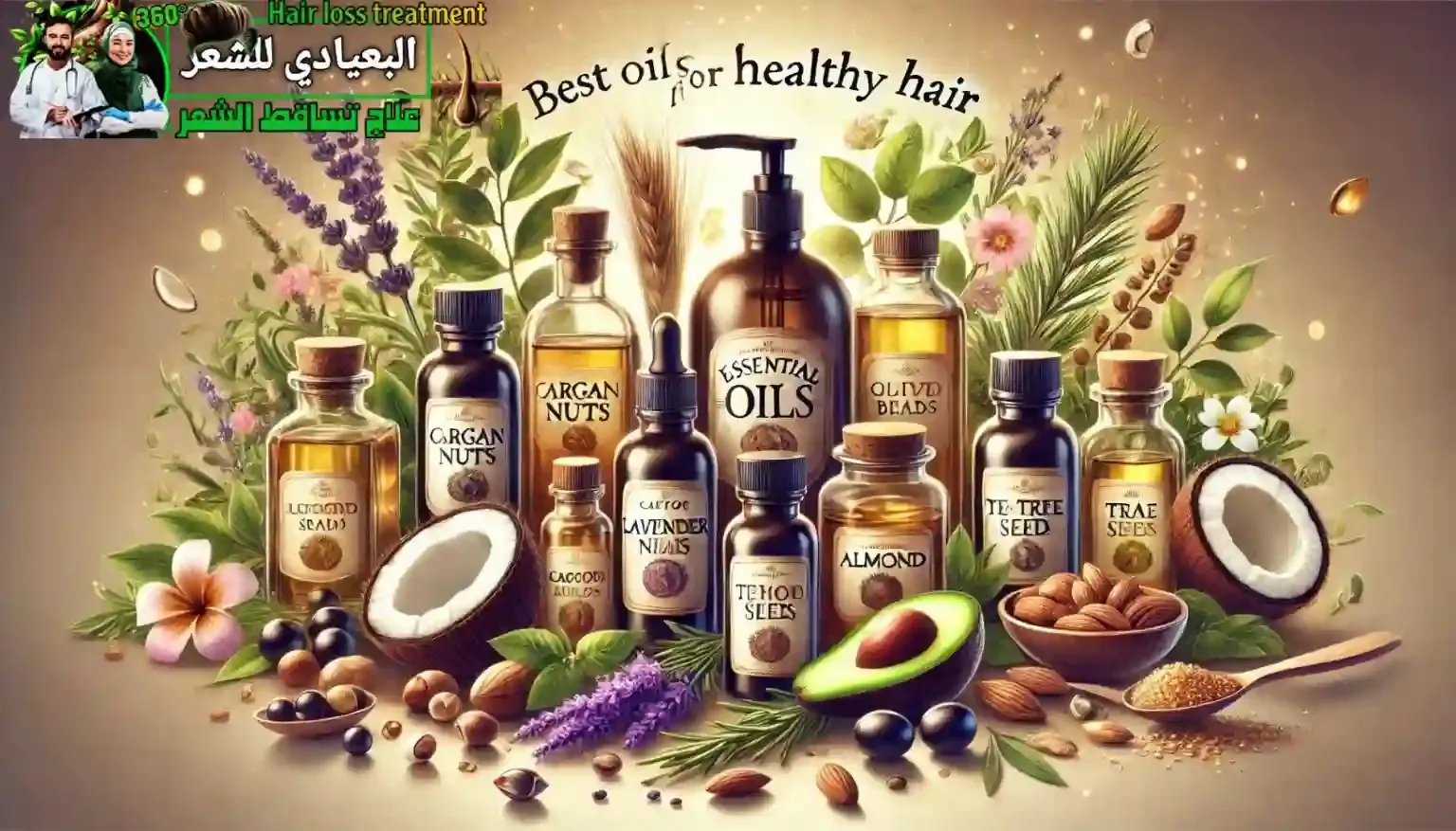 أفضل الزيوت الطبيعية للشعر أفضل الزيوت الطبيعية للشعر