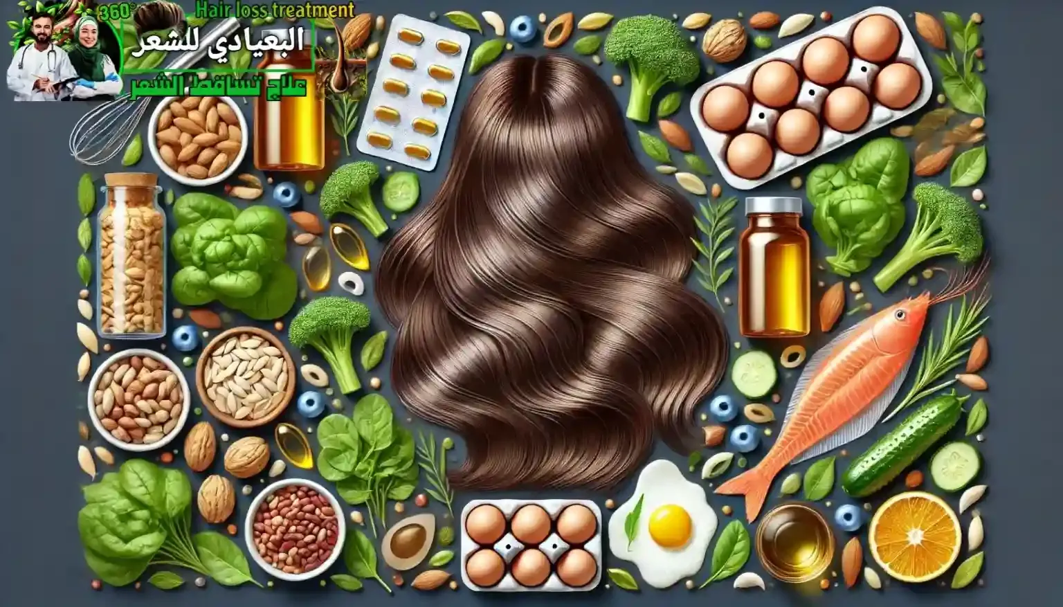 أفضل الفيتامينات والمكملات الغذائية لمنع تساقط الشعر أفضل الفيتامينات والمكملات الغذائية لمنع تساقط الشعر