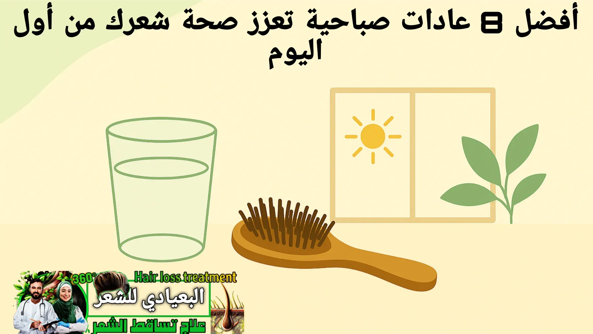 أفضل 8 عادات صباحية تعزز صحة شعرك من أول اليوم أفضل 8 عادات صباحية تعزز صحة شعرك من أول اليوم